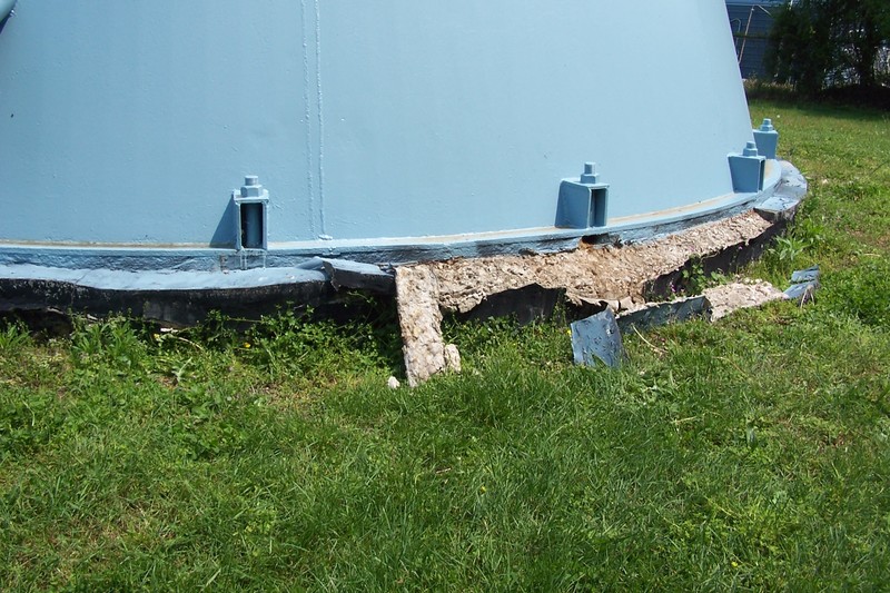 Shipbuilder's Village water tower damaged Cape Gazette